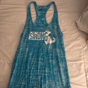 Boston Strong Razorback Tank